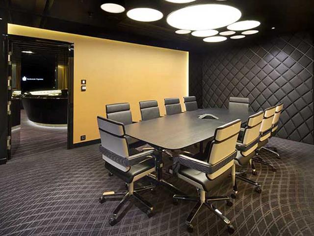 acoustic-astonishing-leather-padded-walls-panel-for-executive-conference-room-with-modern-square-table-and-metali